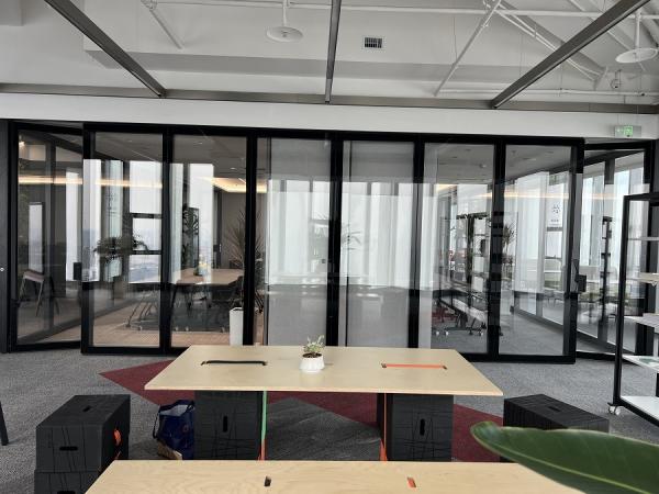 Buy cheap Anodized Aluminum And Glass Materials For Fireproof Office Partition Wall In Commercial Buildings from wholesalers