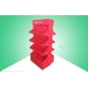 Buy cheap Four Shelve POP Cardboard Display , recycled cardboard retail displays from wholesalers