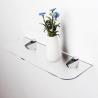 Buy cheap Stainless Steel Material Modern Design Style Bathroom Corner Glass Shelf for Shelves from wholesalers