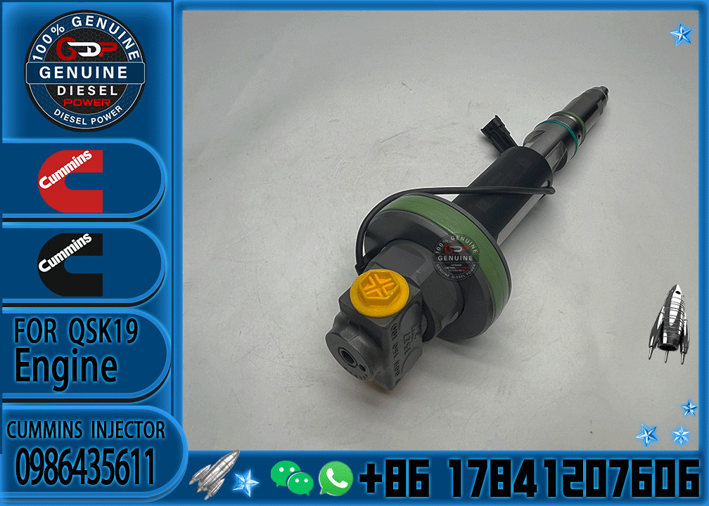 Fuel Injector 0986435616 0986435905 0986435612 0986435611 For QSK19 QSK38 QSK50 QSK60 Engine