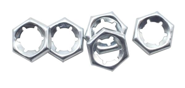 DIN 7967 Alloy Steel 65Mn Self Locking Counter Nuts Galvanized / Dacromet Tight