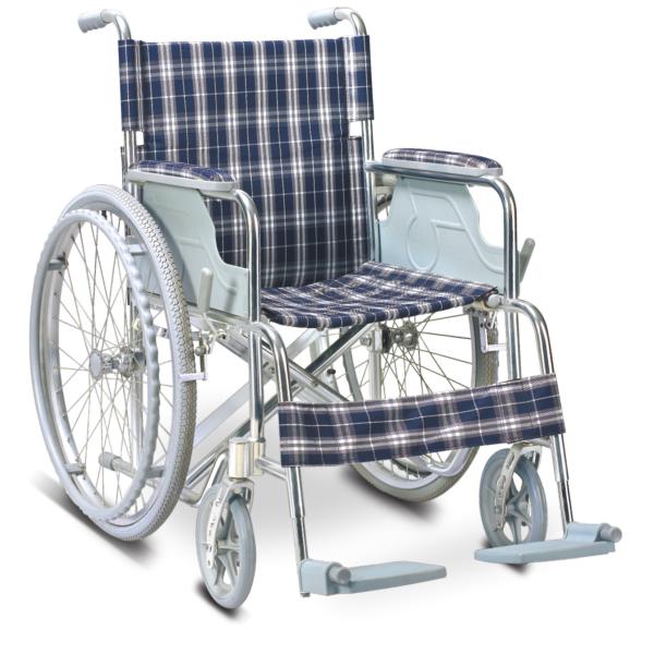 Buy cheap Affordable Lightweight Aluminum Manual Wheelchair With Fixed Armrest Fixed Footrest from wholesalers