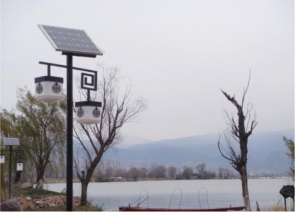Energy Saving Easy Installation Yellow Light 20W LED Solar Street Light System