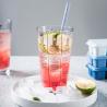 Buy cheap Production Shaker Glass Cocktail Shaker Bottle With Stainless Steel Lid And Degree Scale from wholesalers