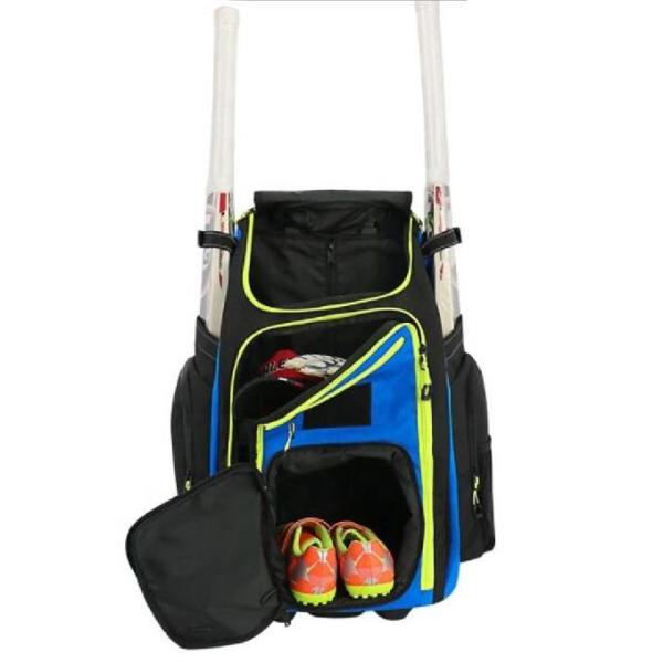 Buy cheap Custom Waterproof Cricket Kit Bag With Trolley Wheels Shoe Compartment from wholesalers