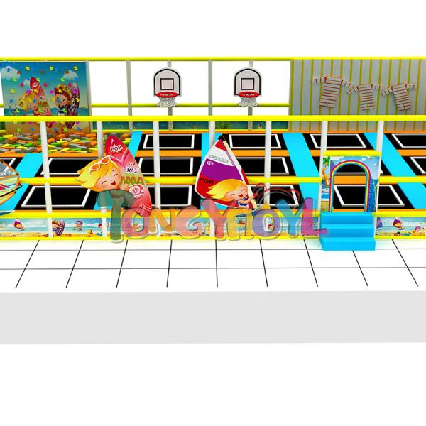 Buy cheap 8FT Commercial Trampoline Park Indoor Kids Indoor Trampoline Play Area from wholesalers