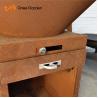 Buy cheap Rusty Color Outdoor BBQ Grills Charcoal Smoker With Round Dia 100cm Cooking Plate from wholesalers