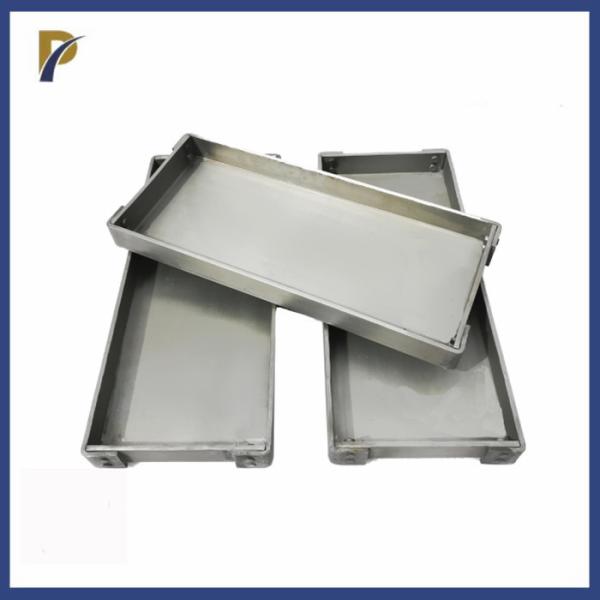 Alkaline Wash Molybdenum Boat For Glass Melting Furnace Excellent Chemical