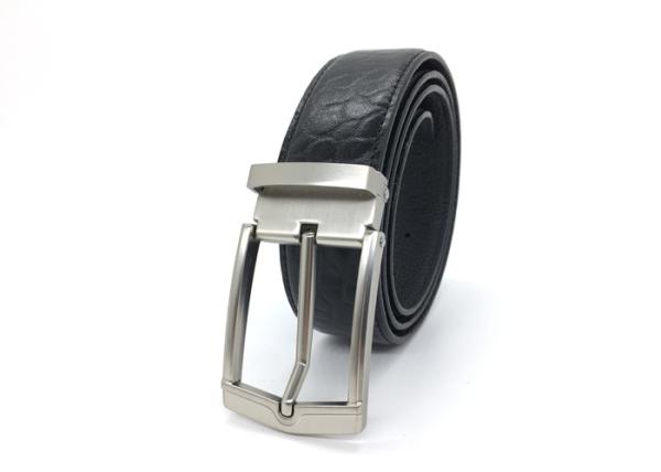 Buy cheap Business And Casual Mens Leather Dress Belt Size Adjustable Black Color from wholesalers