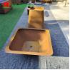 Buy cheap Outdoor Large Type Rusty Corten Metal Barbecue Grill Camping Oven from wholesalers