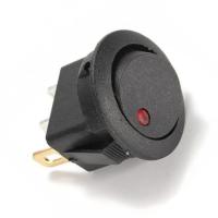 Buy cheap Car Round Dot Red 12v Led Light Waterproof On Off Toggle Switch product