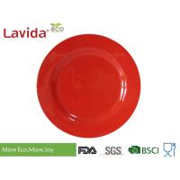Buy cheap Solid Color Melamine Plates Bowls With Rim Dishwasher Safe Heat Resistance Non - product