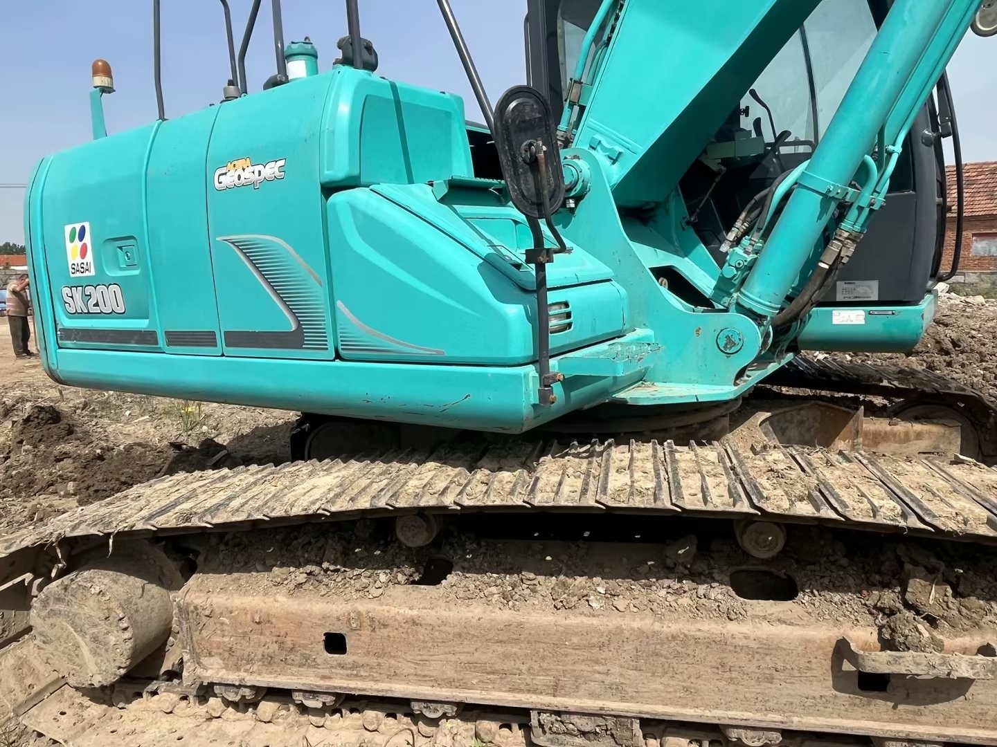 SK200D Used Kobelco Excavators Second Hand Crawler Excavator 0.93m3 Bucket