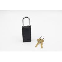 Buy cheap Plastic Brass Key Safety Lockout Padlocks Stainless Steel Shackle Color product