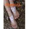 Buy cheap Crochet Barefoot sandals,Ivory Barefoot Sandles, Footless sandles Foot jewelry Anklet from wholesalers