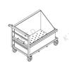 Buy cheap Industrial SUS304 Water Tank Trolley With 6'' Casters Transportation Trolley from wholesalers