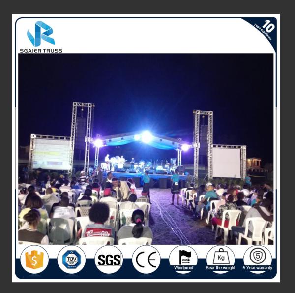 Buy cheap Aluminum Alloy Sgaier Truss 8 * 6 * 5m Size For Studio Event Stage Lighting from wholesalers