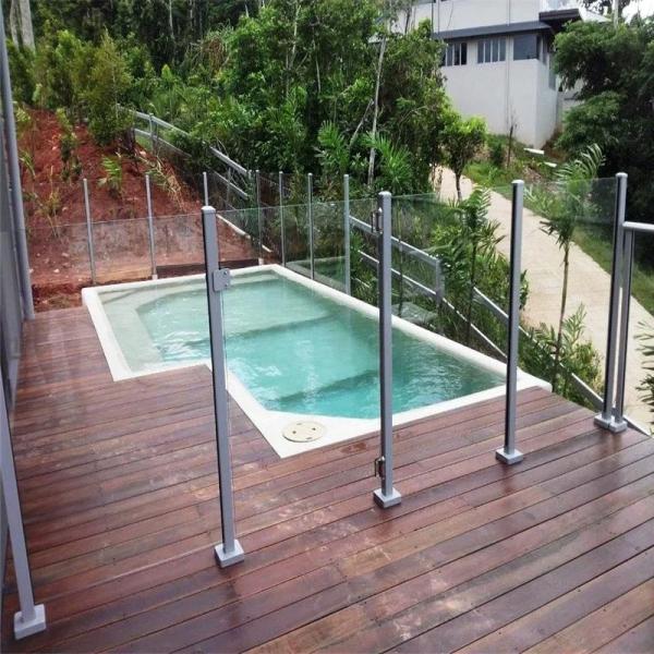 Buy cheap Customized Black Aluminum Glass Railing Panels Balcony Fence from wholesalers