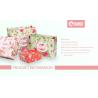 Buy cheap Romantic Flowers Custom Printed Paper Bags Return Wedding Gift Bag 30X27X12CM from wholesalers