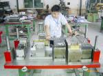 Custom stamping metal parts - support , made of Iron steel thickness 4.0mm