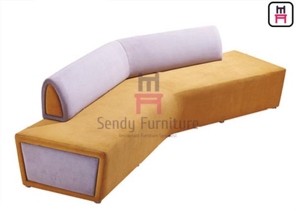 Buy cheap Bicolor Modern Upholstered Booth Bench Seating , Commercial Booth Sofa Seating from wholesalers