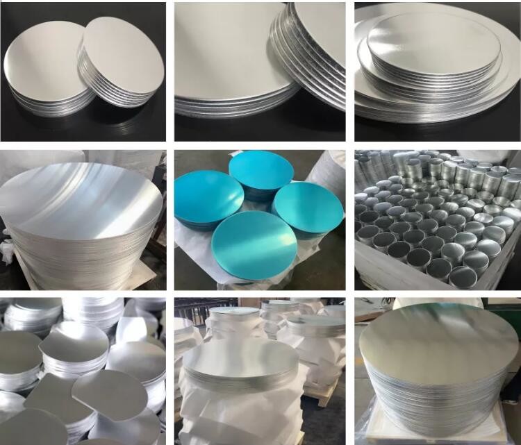 3003 3004 Aluminum Round Circle Sheet 1000 Series Deep Spinning For Route Marker Signs