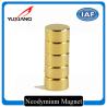 Buy cheap N48 Cylinder Neodymium Custom Made Magnets High Coercive Force Featuring from wholesalers