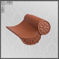 Buy cheap Villa Roofing Material 10mm Spanish Clay Roof Tiles Red Terracotta product