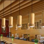 American Rural Retro Bamboo Tube Spotlights Living Room Dining Room Cafeteria