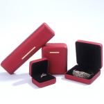 Customized Velvet Jewelry Box for PU Leather Bracelets Earrings and Pendants