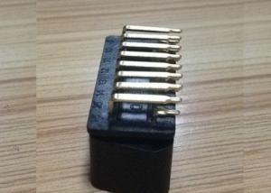 Buy cheap Pcb Soldered OBDII PIN Header 16 Pin J1962 Golden Plated Male Pin 12V 90 Degree Connector from wholesalers