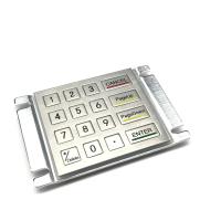 Buy cheap IP65 / IK07 Metal Industrial Mini Numeric Keypad 16 Keys Lightweight Keypad USB product