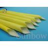 Buy cheap Yellow F Class Acrylic Fiberglass Sleeving Electrical Heat Protection Sleeve from wholesalers
