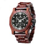Wood Belt Multifunction Wrist ,wood watches for men ,3 ATM water proof .