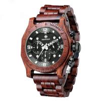 Buy cheap Luxury Business Multifunction Wrist Watch Mens Wooden Watch Waterproof product