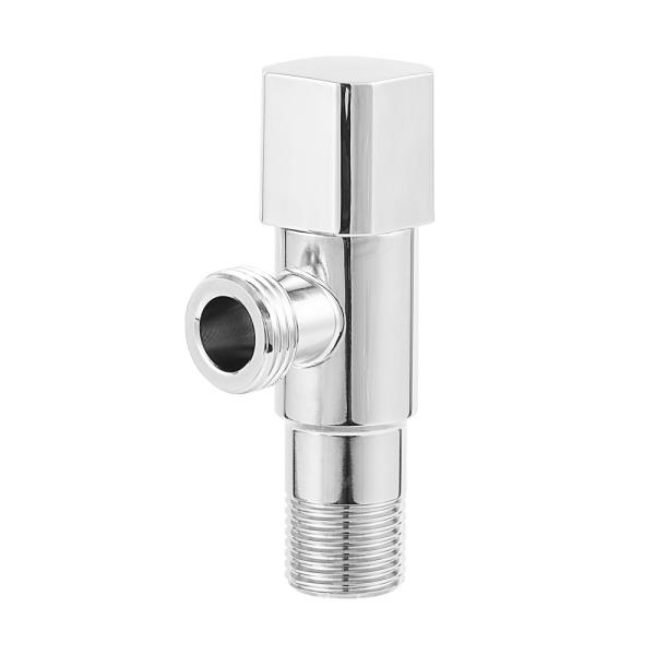 Buy cheap 1/2"X1/2" SS201 Plating Angle Valve Stainless Steel Water Heater Angle Vlave from wholesalers