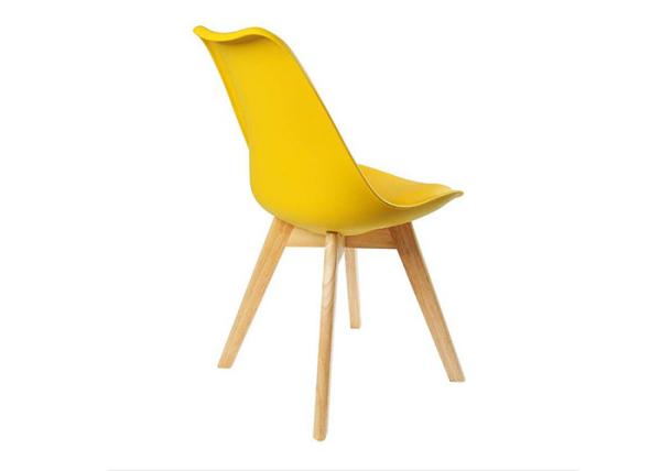 Buy cheap Minimalist Home Furniture Plastic Top Dining Eiffel Chair With Solid Beech Wood Legs from wholesalers