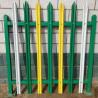 Buy cheap Square Post White Galvanised Steel Palisade Fencing For Garden And Gates from wholesalers