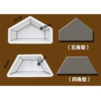 Buy cheap Half Hexagonal Patio Paver Molds PP Material 20 * 20cm Good Toughness product