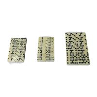 Buy cheap Melamine 28PCS Bulk Plastic Dominoes Game Set For Children product