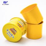 Dogs Eat Canned Sardines Tin Can 150g Round Aluminum Tins Yellow