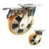 Buy cheap 6" Diameter 770LBS Capacity Swivel Brake Aluminium PU Wheel Casters from wholesalers