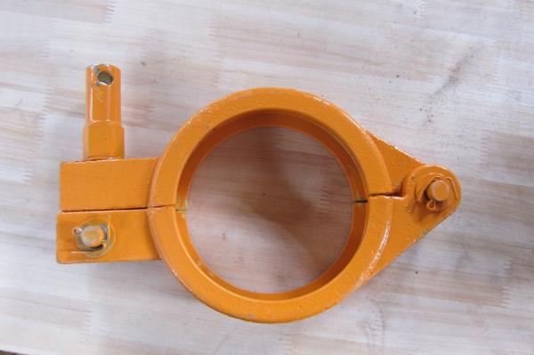 Buy cheap 125A ZOOMLION Concrete Pump Parts Steel 125mm Bolt Type Clamps from wholesalers