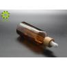 Buy cheap Boston Round Amber Glass Lotion Bottles With Bamboo Dropper In 30ml 1 Oz from wholesalers