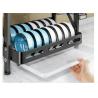 Buy cheap Foldable Multi Layer Kitchen Shelf Floor Standing Dish Storage Rack from wholesalers