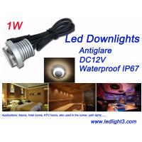 Buy cheap Rcessed 1W Antiglare Mini LED downlight Epistar LED Spotlight Waterproof IP67 product