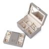 Buy cheap Silkscreen Logo Leather Gift Box Leather Jewelry Box With Lock from wholesalers