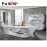 Buy cheap Curved White Executive Writing Desk , Office Furniture Executive Table OEM ODM from wholesalers