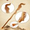 Buy cheap T Handle Rubber Foot Wood Walking Cane , Peach Wooden Walking Stick For Elders from wholesalers
