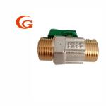 Round DN10 OEM Nake Female Thread Brass Ball Valve